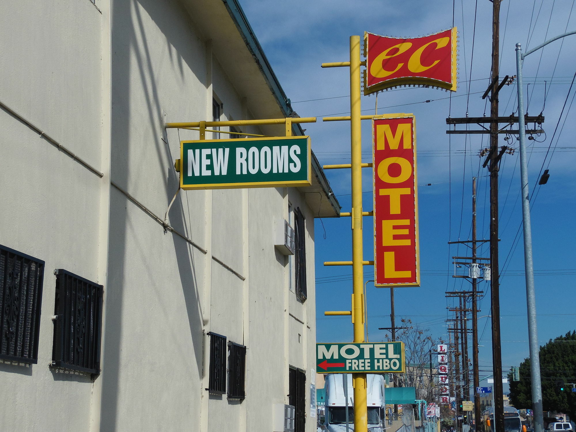 Ec Motel Los Angeles Dış mekan fotoğraf